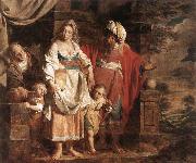 VERHAGHEN, Pieter Jozef Hagar and Ishmael Banished by Abraham china oil painting reproduction